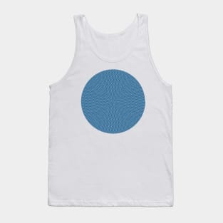 Psychedelic Spiral in Blue Tank Top